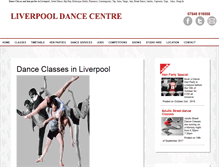 Tablet Screenshot of liverpooldancecentre.co.uk